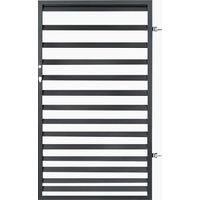 Polbram Einzeltor Leni 120 rechts 90 x 120 cm, RAL-Farbe 7016 Gartentore