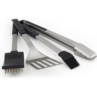 Ensemble de couverts Imperial 4 pièces en acier inoxydable Broil King - 60E