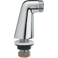 Raccord colonnette Luxe - chrome - 20x15mm - La paire