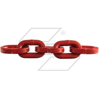 Cadena gargantilla con gancho y virola grado 80 longitud 3 m Ø cadena 8 mm