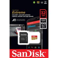 SanDisk Extreme PLUS - tarjeta de memoria flash - 32 GB - microSDHC UHS-I