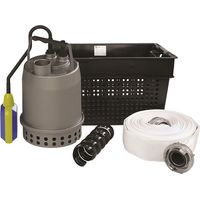 SANISUB Pumpe mit Notfallset tragbares Modell, Edelstahl