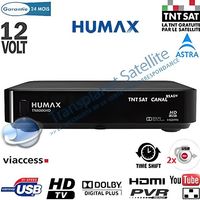Récepteur Satellite - Humax - TN8000HD PVR - Noir - TNT HD - Fonctionnalités avancées
