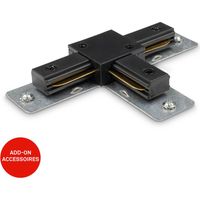 Briloner T-Verbinder Erweiterung Schienensystem 230V 13,5cm T-Form Schwarz - Zubehör Wohnzimmer Esszimmer Küche Büro