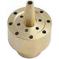 Fontaine de jardin avec bassin, jet d'eau et buses en laiton