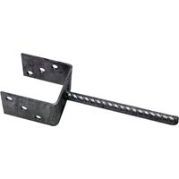 Winox – Support Y à sceller pour poteau 9x9 cm – Acier galvanisé à chaud – Dimensions intérieures 91x60x95 mm – Pour structures porteuses