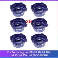 Lot de 6 filtres HEPA pour aspirateur balai - Filtre à poussière