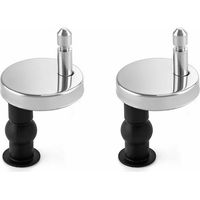 Toilet Seat Fixing Hinges, Quick Release Hinges with Expansion Screws for Toilet Seat, 2 Pieces
