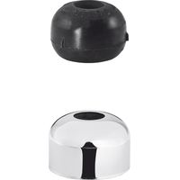 STEDO MÜLET-URINAL-VERBINDER, SCHWARZ F.AUßENST. + ROS. 12,5