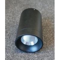 Plafonnier projecteur saillie LED 11.5W alu blanc fixe Ø 75x125mm 3000K 815lm 36° 230V non-dimmable IP54 Spacetube R Planlicht