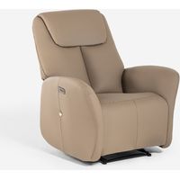 Elektrischer Relaxsessel verstellbar modernes Design mit USB Jennifer
