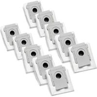 Lot de 10 Sacs jetables Sacs À Poussière de Aspirateur Compatible avec iRobot Roomba i7 i7+ Plus, i3 i3+ Plus, s9 s9+ Plus, E5 E6 E7,sacs à poussière pour tous les modèles Clean Base