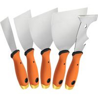 Ensemble de 5 couteaux à maroufler inox CIRET France