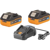 Set iniziale Procraft 20 V 20/4A Caricabatterie rapido + 2x 20/4 Turbo Batteria 4,0 Ah