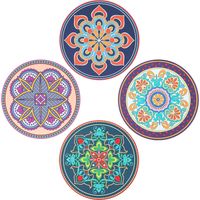 Trivet En Silicone - Résistant À La Chaleur Jusqu'à 260 °C - Antidérapant - Pour Casseroles Et Plats Chauds - Lot De 4