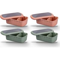 Lot de 4 Lunchbox 1L Fackelmann Storage à compartiment réglable