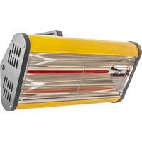 SOLARY Lampe de Séchage de Peinture Infrarouge à Ondes Courte, 1050W, Portable, Jaune