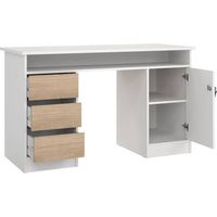 KIT SCRIVANIA FUNCTION PLUS 126X55X75 BIA/QUERCIA