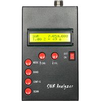 Analyseur d'antenne SARK100 1-60 MHz HF : mesure du TOS (taux d'ondes stationnaires) et de l'impédance/capacité. Idéal pour les radioamateurs.