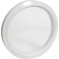 Nicoll – Hublot décoratif rond Ø307 – Vitre incolore – Pose à visser – Ouverture Ø275 – Épaisseur panneaux 17 à 39 mm