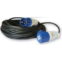Rallonge électrique 25m – Prise P17 – Câble 3 x 2,5 mm² – 16 A – Sac de transport inclus – Antarion