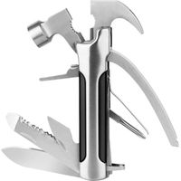 Arrache-clou,marteau,Hachette Survie,Couteau de Survie,14 en 1 Pince Multifonctions,Couteau Multifonction,Matériel de Survie,Multitool pour Homme Cadeau de Fête des Pères