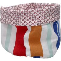 Brandani Oceano cestino pane cotone double face righe e onde
