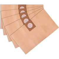 Vonroc – Lot de 5 sacs papier pour aspirateurs eau et poussière – Compatible VC504AC, VC506AC, VC509AC – Aspiration à sec – Dimensions 480x240mm
