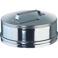 Tappo ispezione fumi Ø200 L80 mm – In acciaio inox AISI 316L