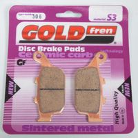 Gold Fren Bremsbelag für Honda 300 CB R Motorrad 2018 bis 2019,
