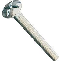 Vis poêlier tête ronde large fendue en croix (boîte) - Cond. /pcs: 200 - Ø mm: 6 - Long. mm: 30