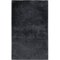 Tapis de bain gris antidérapant doux et absorbant - 90 x 50 cm