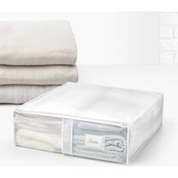 Rayen Cubrecama de almacenamiento gris 65x55x20 cm