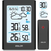 Weather station with display bd 911 black 88324