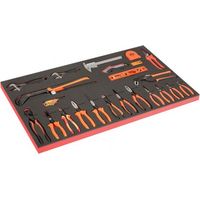 Bahco – Module mousse pour servante 40" – 32 pièces – Résistant au Skydrol, essence, eau et rayons UV – Système FOD pour outils manquants