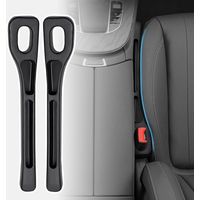 Paquete de 2 cojines universales para asientos de coche, compatibles con la mayoría de los modelos (negro)