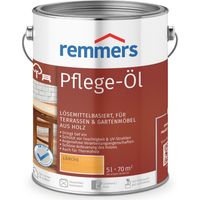 Remmers Pflege-Öl lärche, 5 Liter, Holzöl für Holz innen und außen, wasserabweisend, wetterfest, für Gartenmöbel und Holzterrassen geeignet