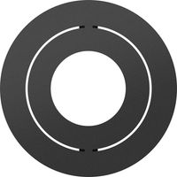 Collarín magnético SOLUM TB102MB redondo negro mate para Spot COMA