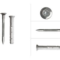 Cheville à frapper 6 x 40 mm - Par 200 pièces