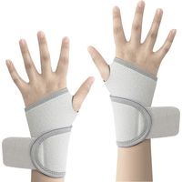 Attelle de poignet pour hommes et femmes souffrant de syndrome du canal carpien. Support de nuit ajustable. Bandage pour soulager les douleurs liées aux tendinites et à l'arthrite.