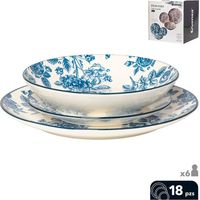 Vaisselle 18 pièces Provenza Bleu