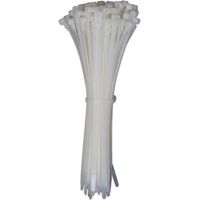 LPGLed Fascette in nylon per cablaggio - RIUTILIZZABILI - 4x200 mm conf. 100 pz - maggiore tenuta Ø 45mm - professionali - bianche