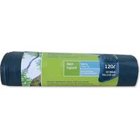 Sac poubelle Secolan 120 litres bleu et noir résistant