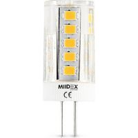 Ampoule LED G4 3W 4000K – Lot de 4 – Culot G4 – Lumens 280 – Température de couleur blanc neutre – Dimensions Ø16 x 44 mm – Miidex Lighting