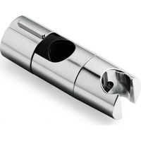 Duschkopfhalter, verstellbarer Duschkopfhalter von 19 bis 25 mm Durchmesser, verstellbarer Duschhalter mit Druckstange, Ersatz für die verschiebbare Wandhalterung für Badezimmer, Chrom