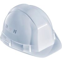 Casque de chantier Cagny - coloris blanc avec molette - SOFOP