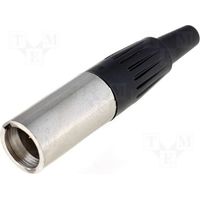 Connecteur aérien Mxlr-3w Minixlr mâle à 3 broches