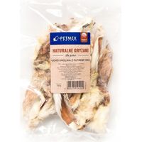 Oreilles de lapin à mâcher pour chien PETMEX, 100 g, naturelles et saines