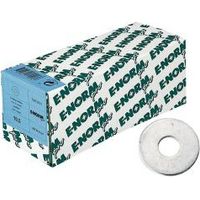 Arandelas en U, pulidas DIN 9021, galvanizadas, paquetes pequeños 15,0-44,0mm 100 unidades (Por 50)