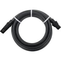 vidaXL Suction Hose with PVC Connectors Black 1" 10 m PVC